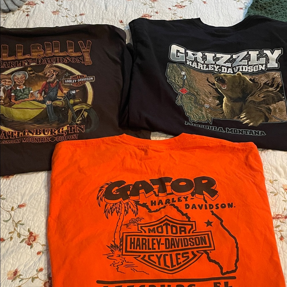 Harley-Davidson short sleeve Graphic tee bundle